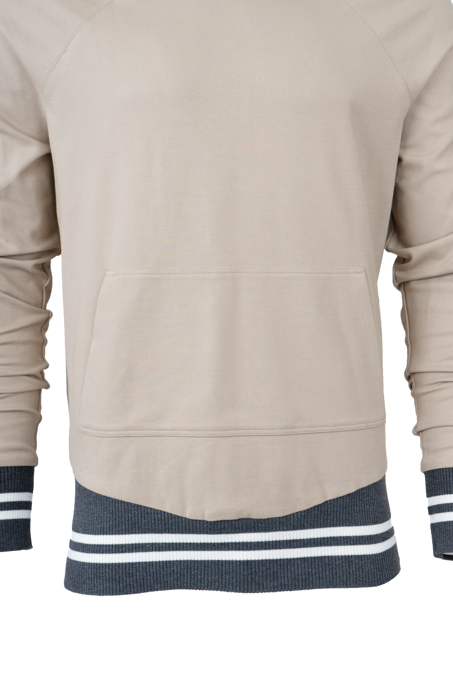 Cowl neck Sweatshirt with Kangaroo Pocket