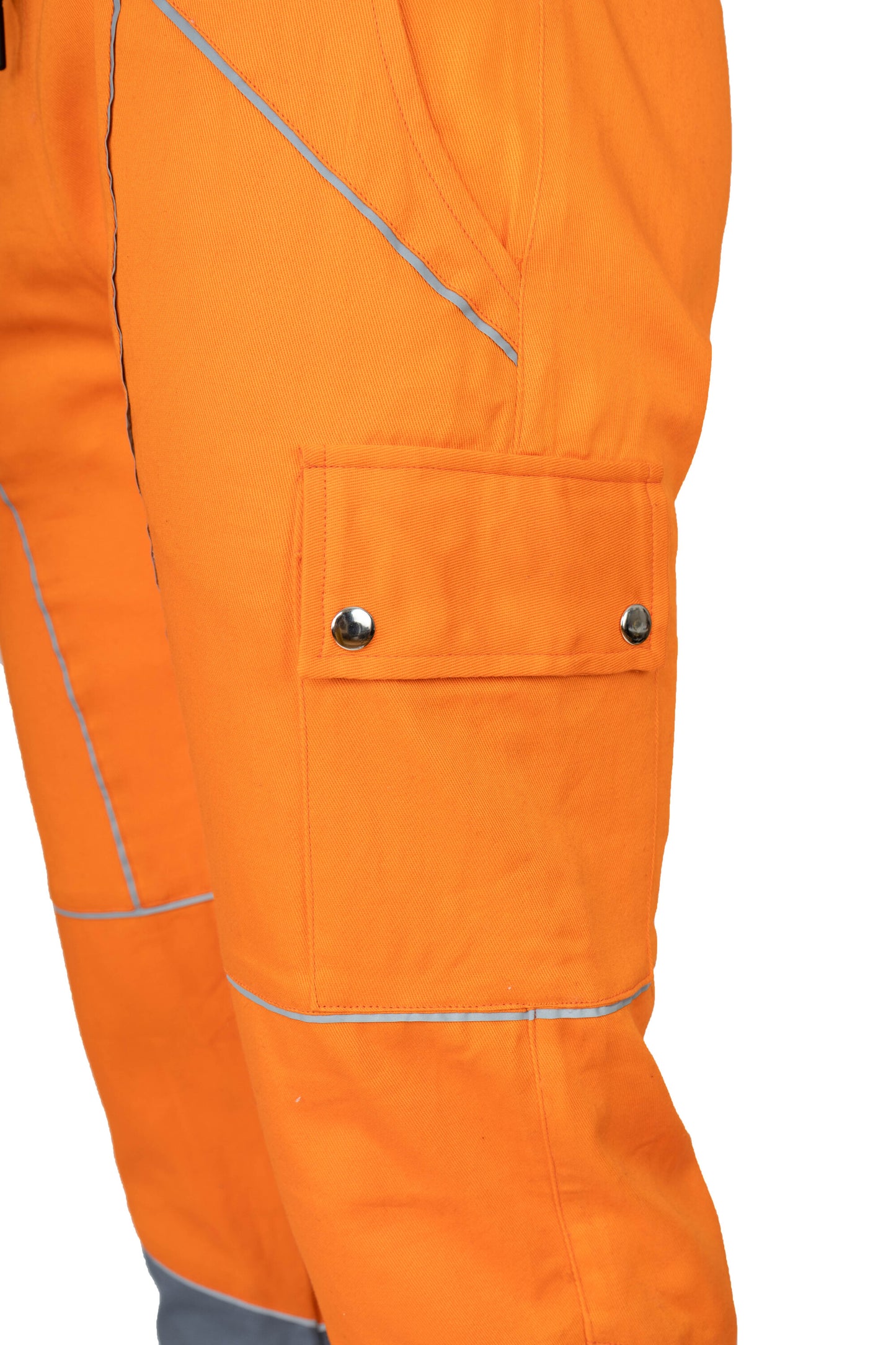 Reflective Cargo Pants - Orange