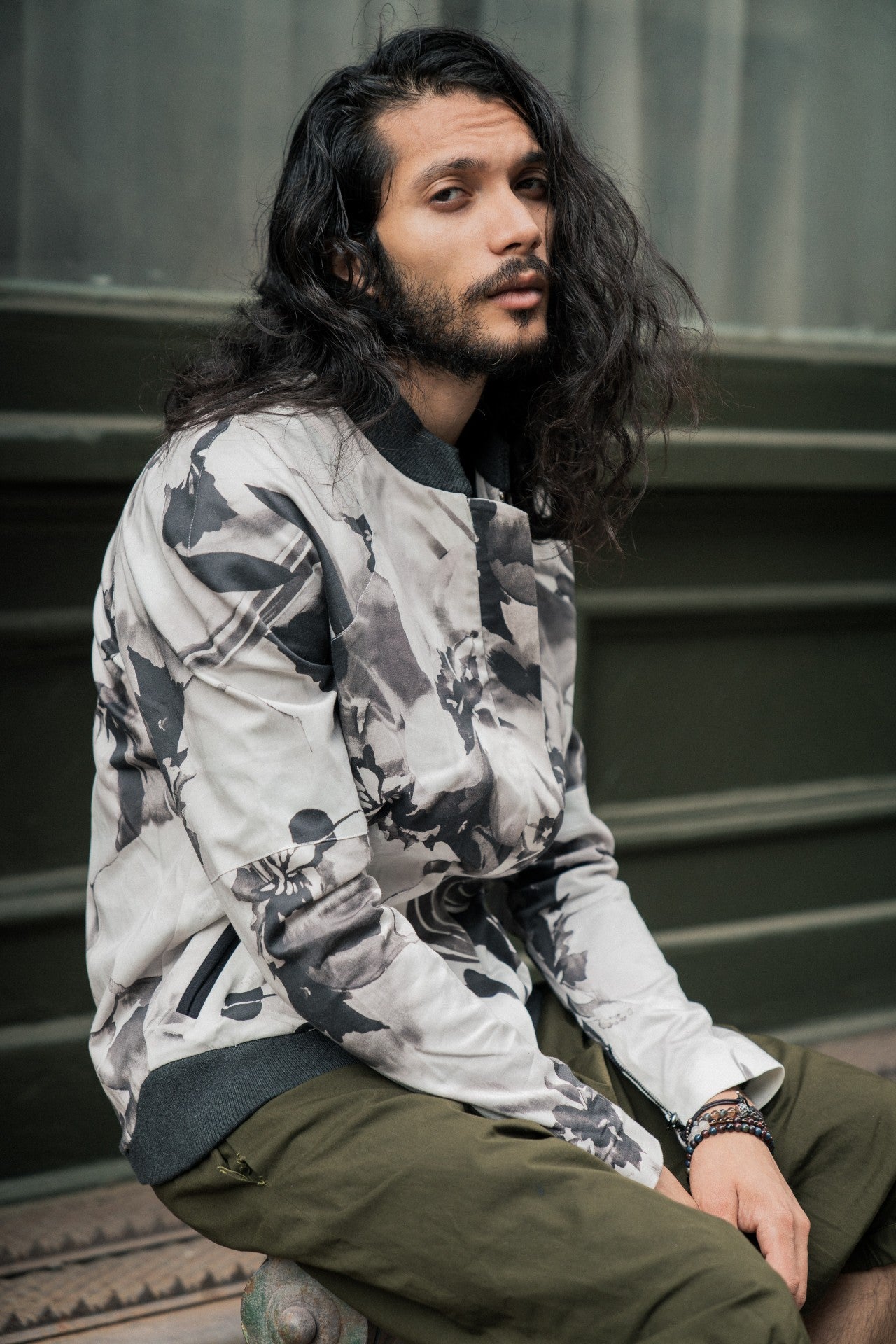Floral Moto Jacket