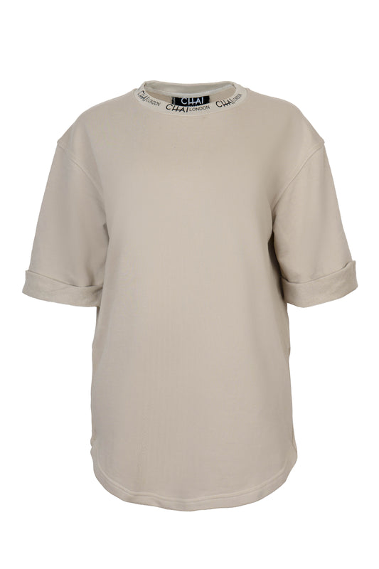 Terry Cotton Oversized Tee