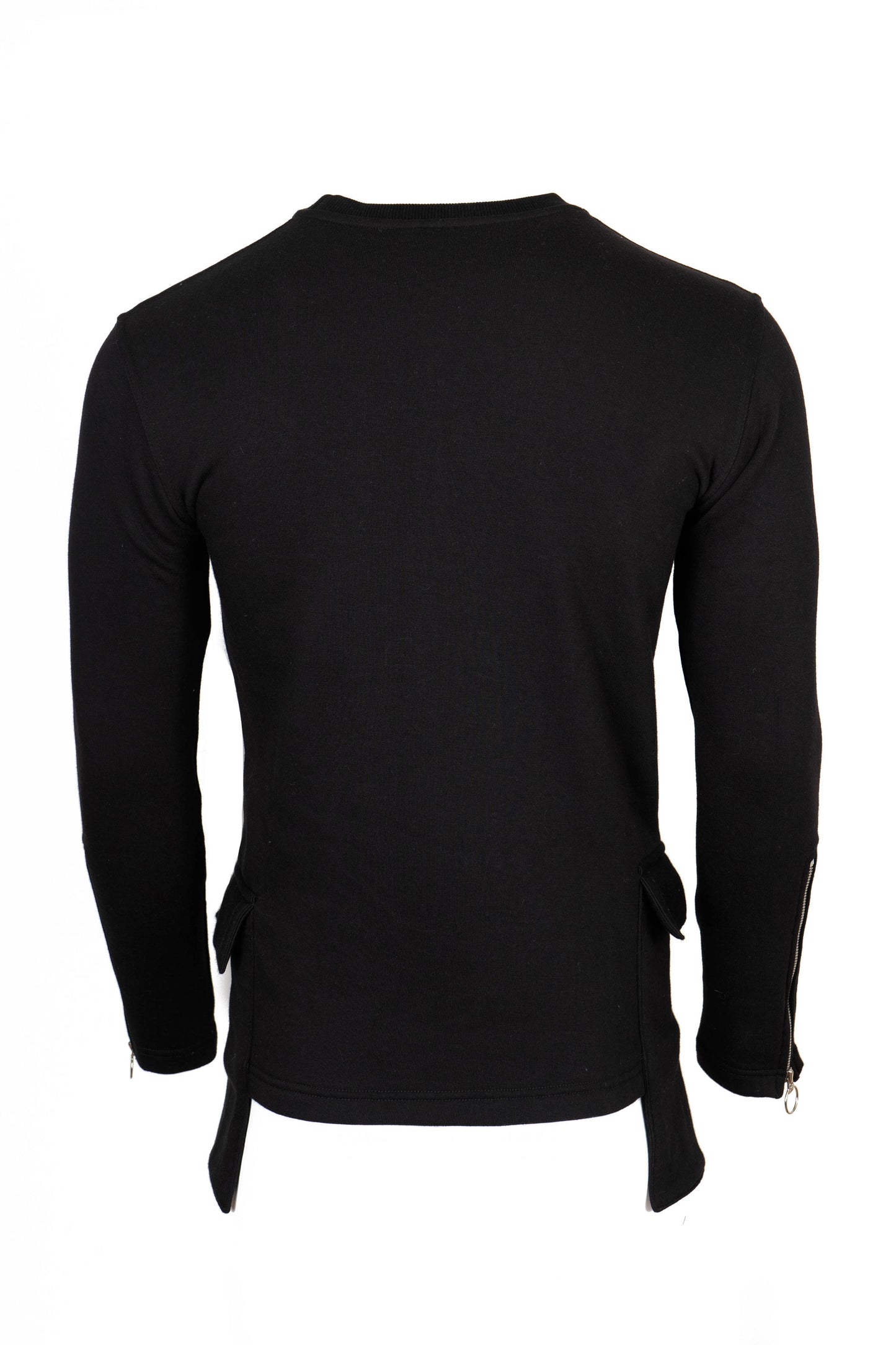 Sweatshirt with Patch Pockets