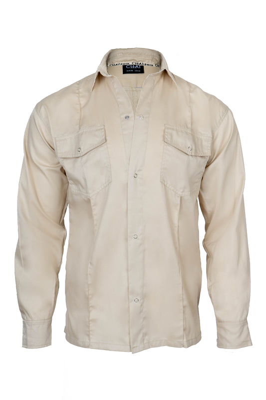 Cotton Shirt - Beige