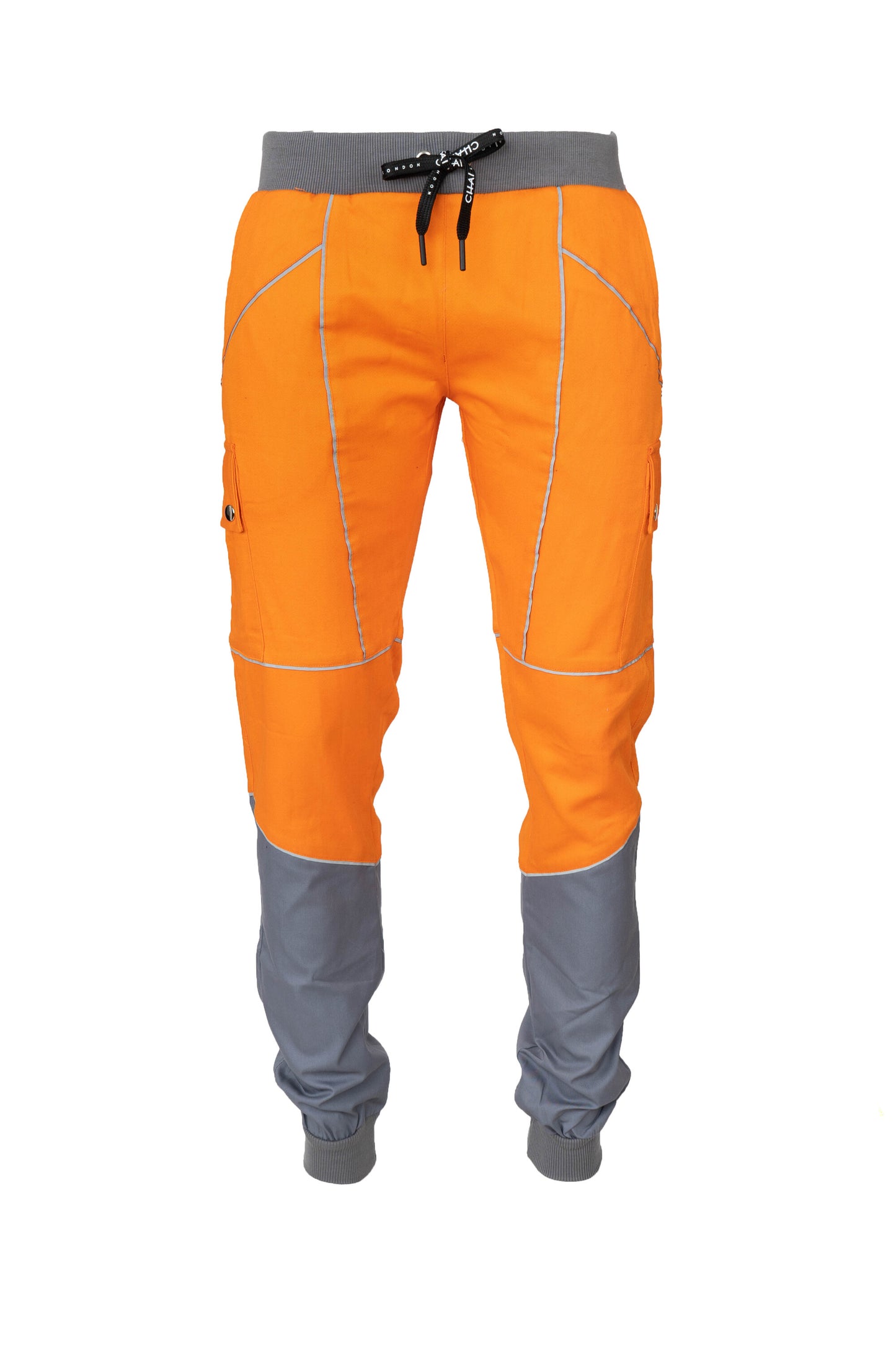 Reflective Cargo Pants - Orange