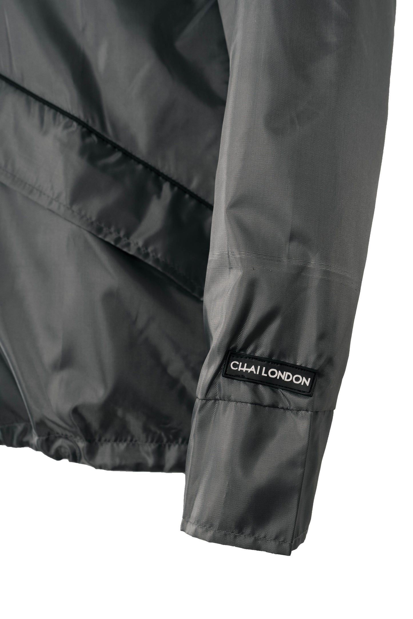 Windbreaker Jacket - Grey / Green