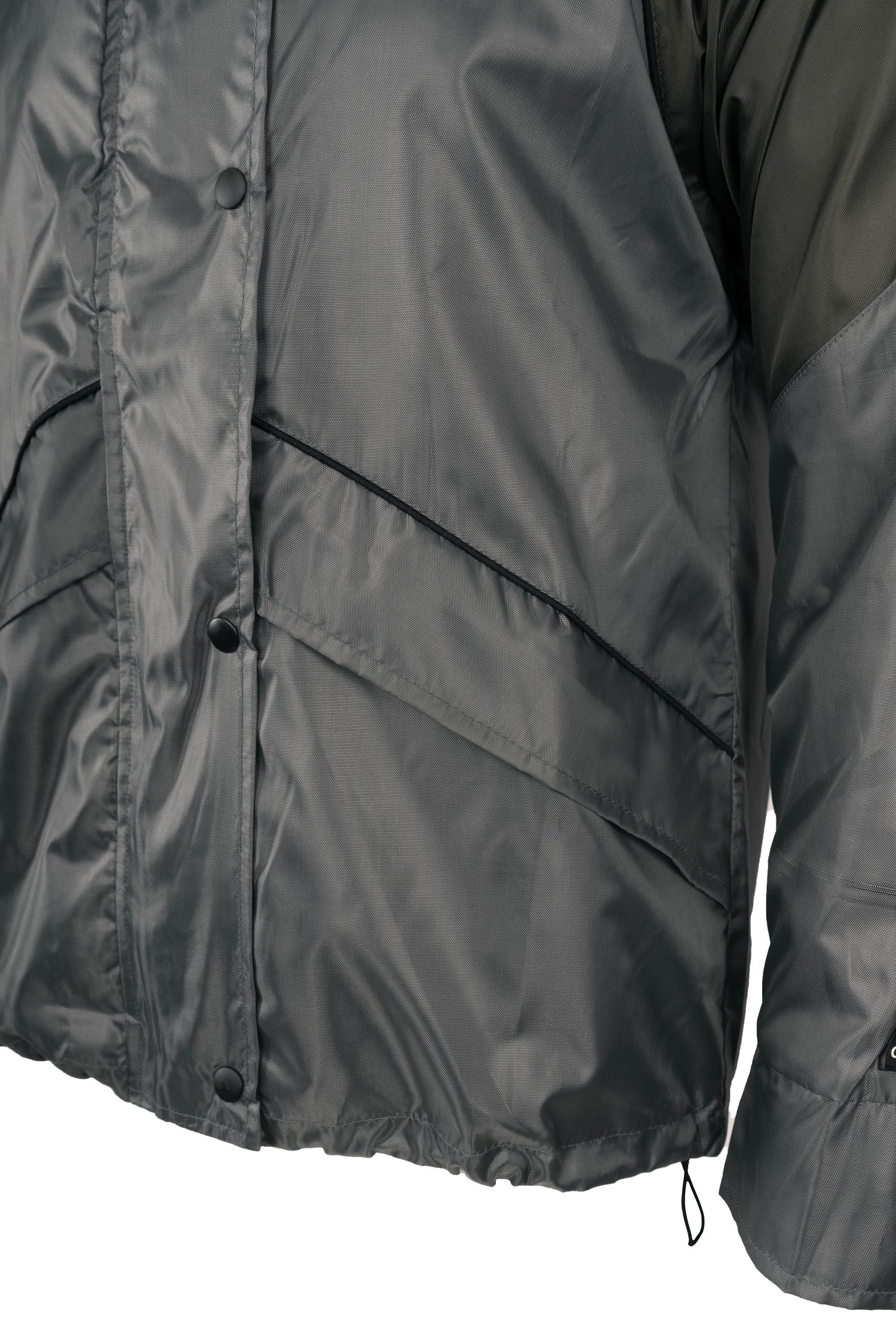 Windbreaker Jacket - Grey / Green