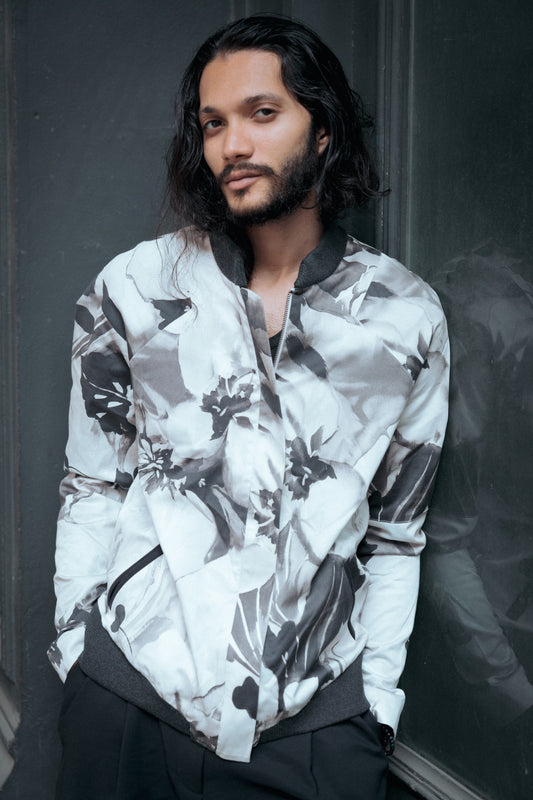 Floral Moto Jacket