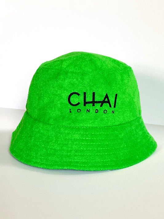 Terry Bucket Hat with Embroidered Logo