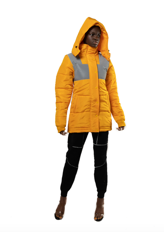 Reflective Puffer Coat