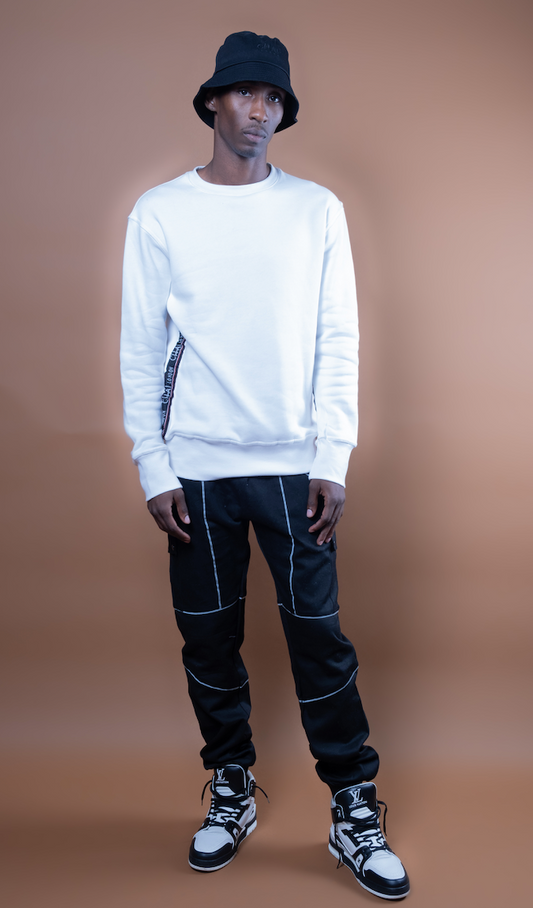 Crew Neck with Side Detail