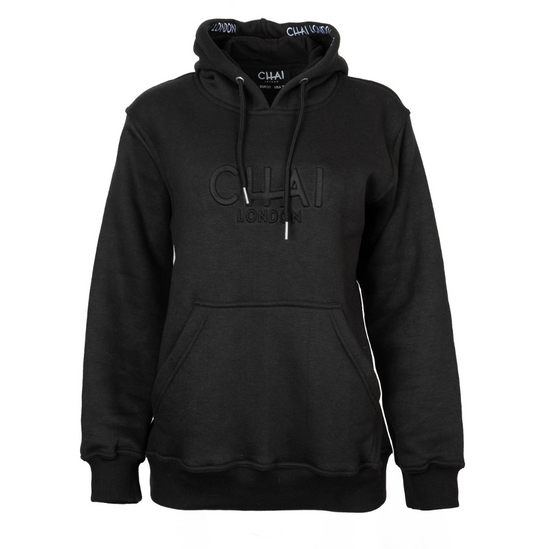 Charcoal Grey Embossed Hoodie